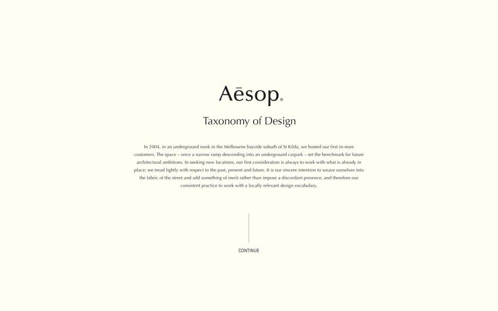 Aesop Philosophy
