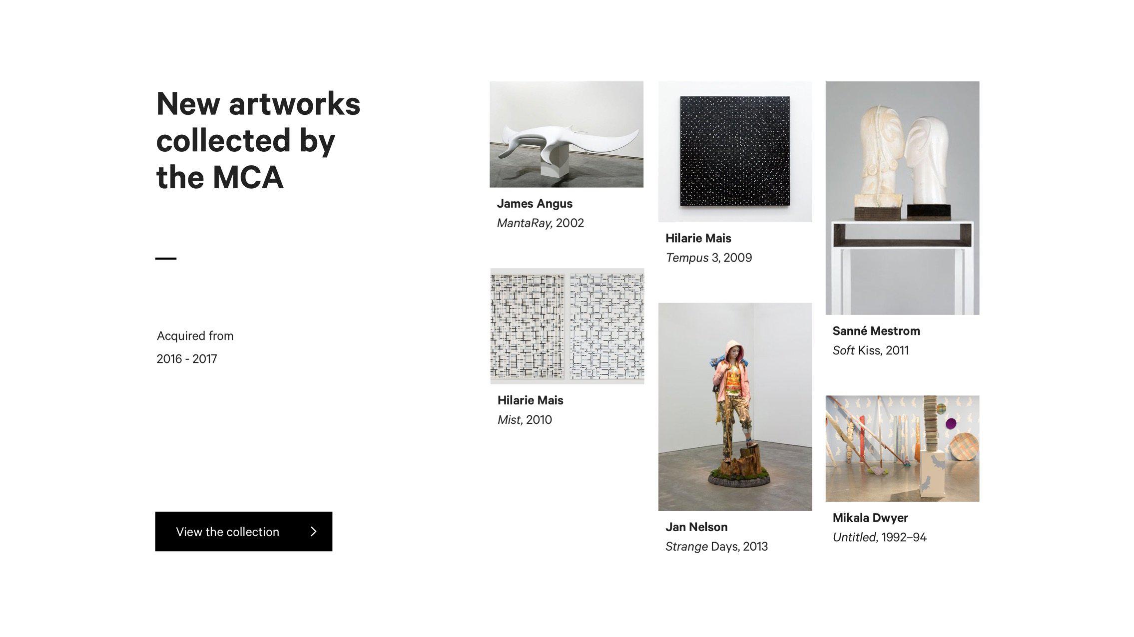 MCA Collected Artworks