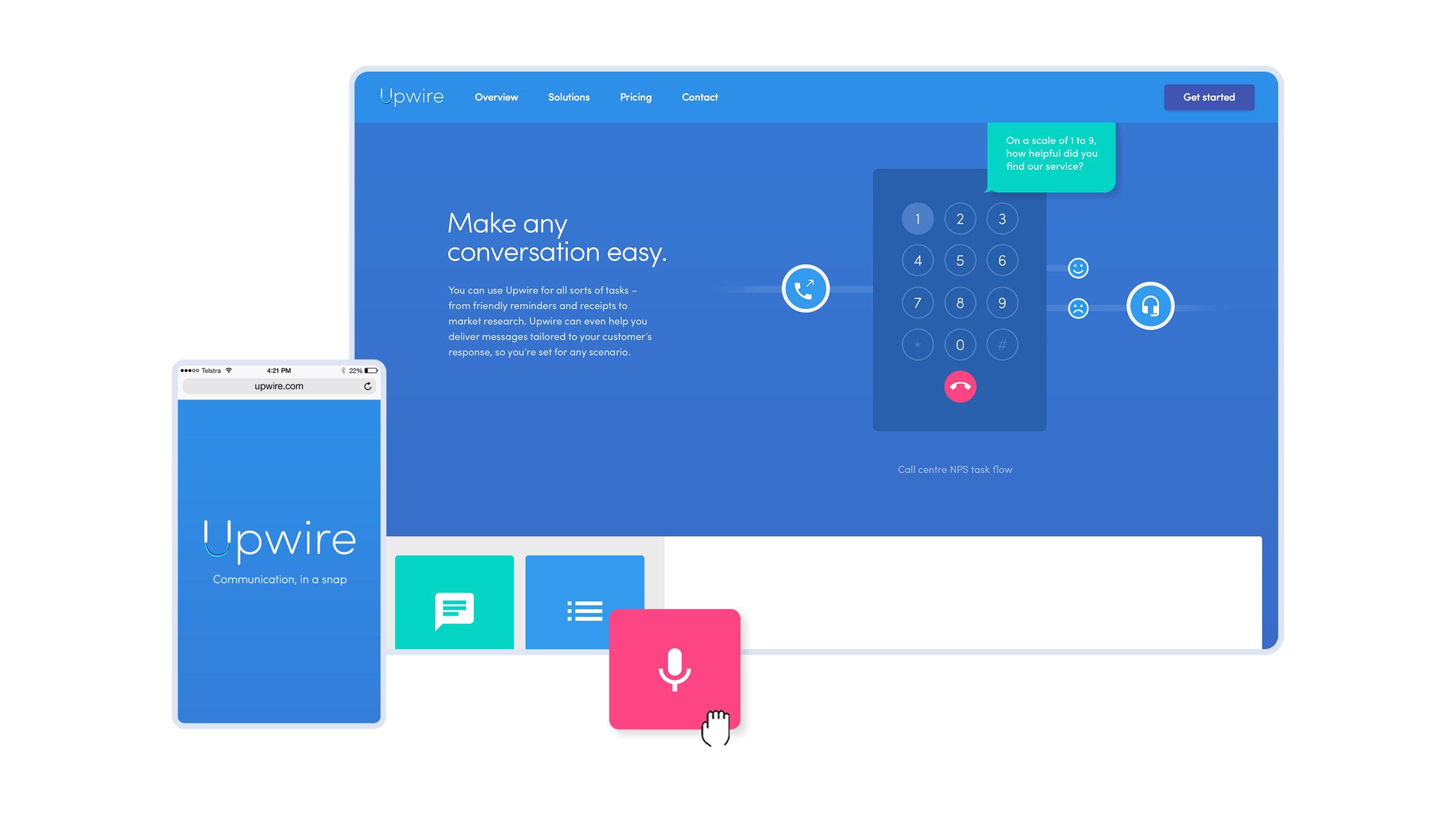 Upwire UI Mockups